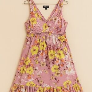 Tinsel Pink Floral Sundress